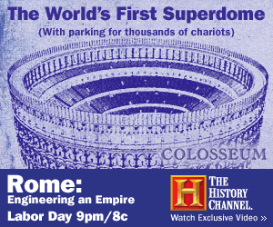 History Channel ad - The World's First Superdome