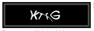 unreadable CAPTCHA